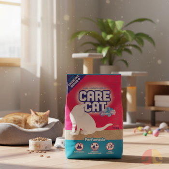 Areia Higiênica Carecat Perfumada 10kg para Gatos - Imagem principal