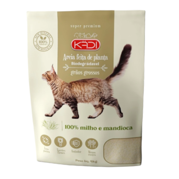 Areia Higiênica para Gatos Grãos Mistos Kadi 4kg - Imagem principal