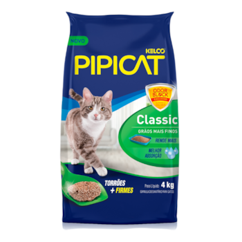 Areia Higiênica Para Gatos Pipicat Classic 4kg - Imagem principal