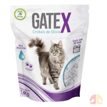 Areia Sanitária Gatex Cristais de Silica 1,4 kg para Gatos - Imagem principal