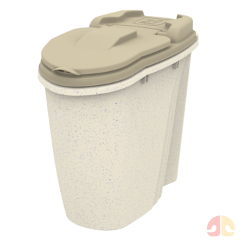 Armazenador de Ração Dispenser Home Plast Pet 25L Fendi - Imagem principal