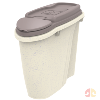 Armazenador de Ração Dispenser Home Plast Pet 8L Nocciola - Imagem principal