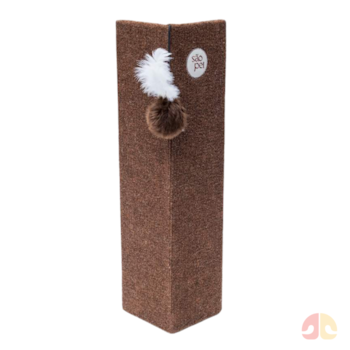 Arranhador Corner Fit para Canto de Sofás São Pet Marrom para Gatos - Imagem principal