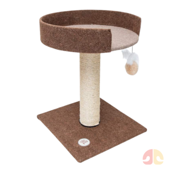 Arranhador Snooze São Pet Marrom e Bege para Gatos - Imagem principal