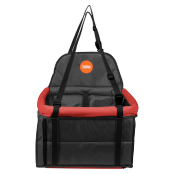 Assento Tubline Transpet Para Cães E Gatos Preto e Vermelho - Imagem principal