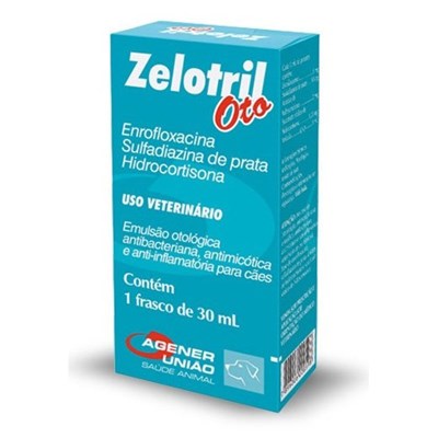 Bactericida Zelotril Oto 30ml para cachorros