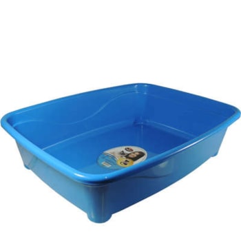 Banheiro Furacão Pet Classic para Gatos Azul - Imagem principal