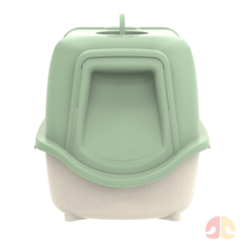 Banheiro para Gatos WC Cat New Cor Verde - Imagem principal