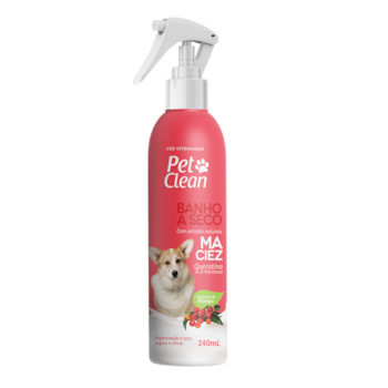 Banho a Seco Maciez Pet Clean para Cães e Gatos 240ml - Imagem principal
