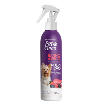 Banho a Seco Nutrição Pet Clean para Cães e Gatos 240ml - Imagem principal