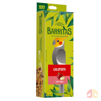 Barrita Zootekna sabor Maçã para Calopsitas 70g - Imagem principal