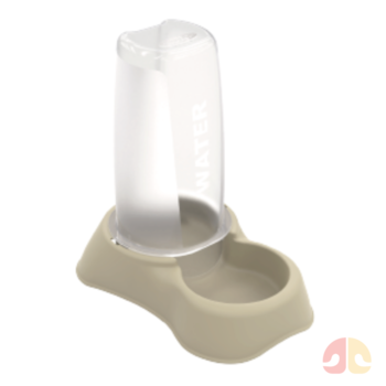 Bebedouro ou Comedouro Plast Pet Flex Gourmet 650ml Fendi - Imagem principal