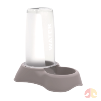 Bebedouro ou Comedouro Plast Pet Flex Gourmet 650ml Nocciola - Imagem principal