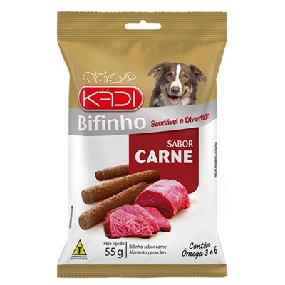 Bifinho 8in1 para Cachorros Adultos Sabor Carne com 55gr