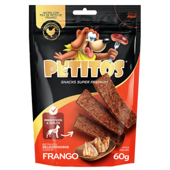 Bifinho De Frango Petitos para Cachorro 60g - Imagem principal