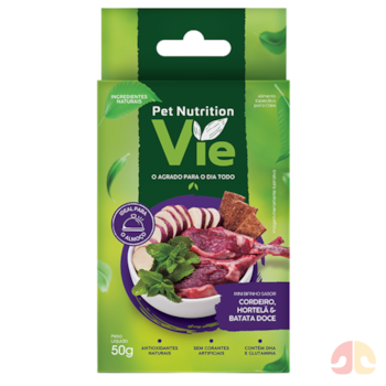 Bifinho Pet Nutrition Vie Sabor Cordeiro, Hortelã e Batata Doce 50g para Cães - Imagem principal