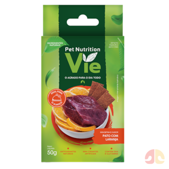 Bifinho Pet Nutrition Vie Sabor Pato com Laranja 50g para Cães - Imagem principal