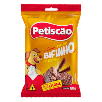 Bifinho Petiscão Palito de Carne para Cachorros com 60gr - Imagem principal