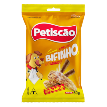 Bifinho Petiscão Palito de Frango para Cachorros com 60gr - Imagem principal