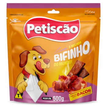 Bifinho Petiscão Tablete de Bacon 500gr para Cães - Imagem principal