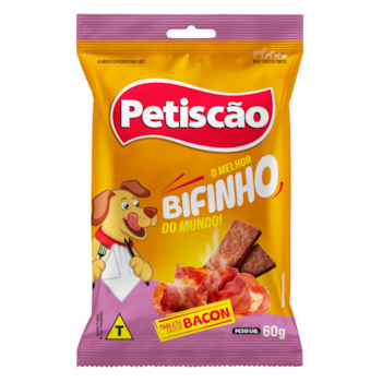 Bifinho Petiscão Tablete de Bacon 60gr para Cães - Imagem principal
