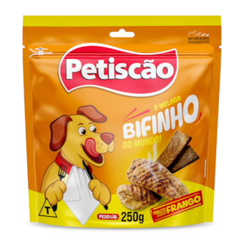Bifinho Petiscão Tablete De Frango 250gr para Cães - Imagem principal