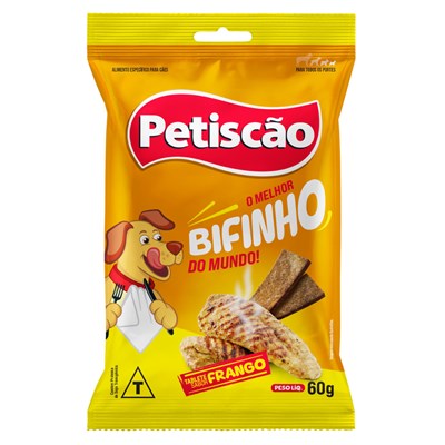 Bifinho Petiscão Tablete De Frango 60gr para Cães