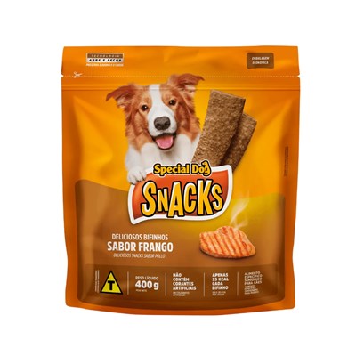 Bifinho Special Dog Snacks Sabor Frango para Cães 400g