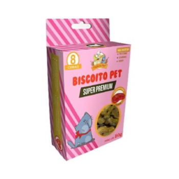 Biscoito Funcional para Gatos Padaria Pet 80gr sabor Carne - Imagem principal