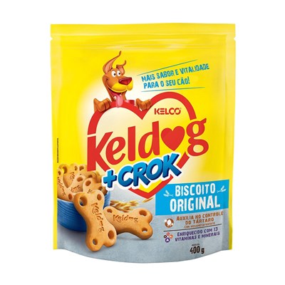 Biscoito Keldog mais Crok Original para Cães 400gr