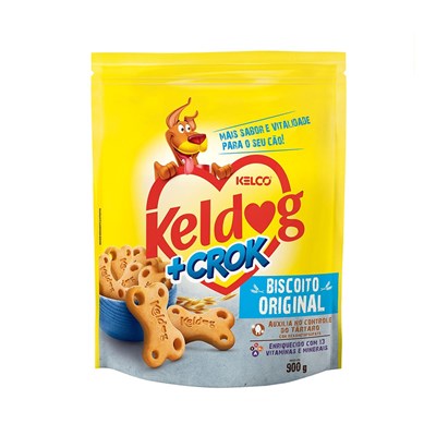 Biscoito Keldog mais Crok Original para Cães 900gr