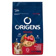 Biscoito Origens sabor Frutas vermelhas, Linhaça e Cereais para cachorros adultos 400gr