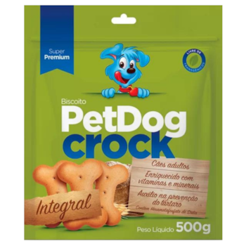Biscoito Pet Dog Crock Integral para Cachorros 500gr - Imagem principal