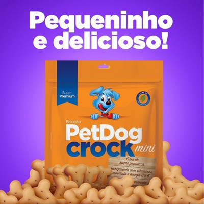 Biscoito Pet Dog Crock Mini 1,0kg