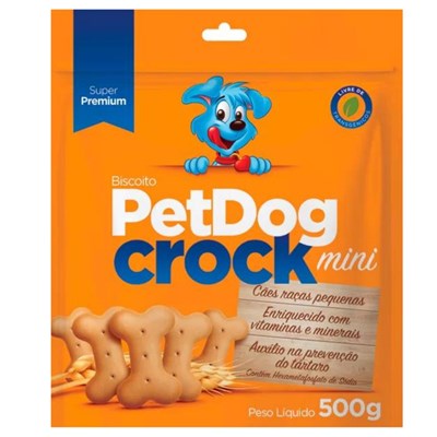 Biscoito Pet Dog Crock Mini 500gr