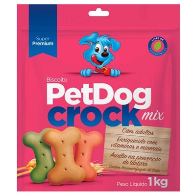 Biscoito Pet Dog Crock Mix 1,0kg
