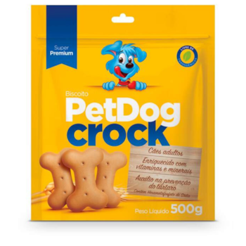 Biscoito Pet Dog Crock Tradicional 500gr para Cachorros - Imagem principal