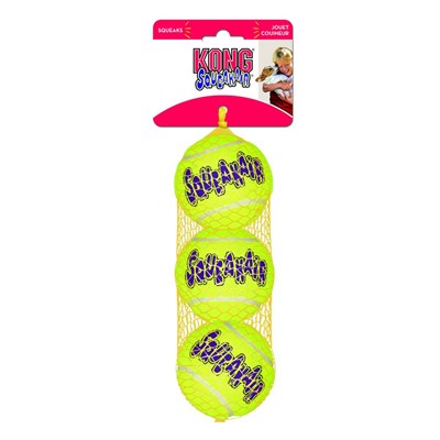 Bola Kong Squeakair Tennis Balls M para Cães Com 3 Unidades