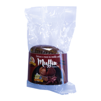 Bolo Muffin Padaria Pet para Cães 30gr Sabor Chocolate - Imagem principal