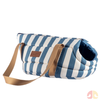 Bolsa Aberta Bella Art Fábrica Pet Azul M para Cães e Gatos - Imagem principal