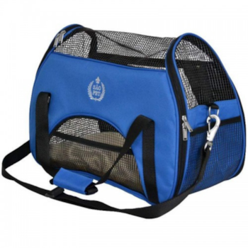 Bolsa de Transporte Atenas São Pet Nylon 600 Azul para Cachorros - Imagem principal
