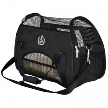 Bolsa de Transporte Atenas São Pet Nylon 600 Preta para Cachorros - Imagem principal