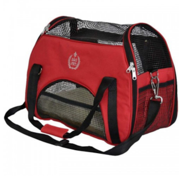 Bolsa de Transporte Atenas São Pet Nylon 600 Vermelha para Cachorros - Imagem principal