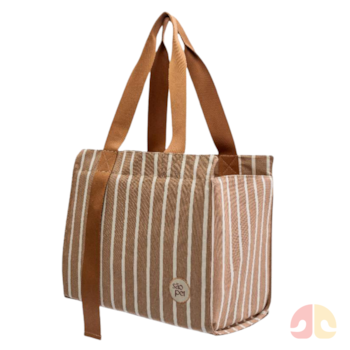 Bolsa de Transporte São Pet Ipanema Bege para Cães e Gatos de 7kg - Imagem principal