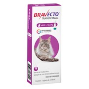 Bravecto Transdermal Antipulgas e Carrapatos para Gatos 500 mg 6,25 a 12,5 kg