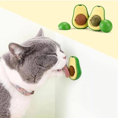 Brinquedo Abacate com Catnip Chalesco para Gatos