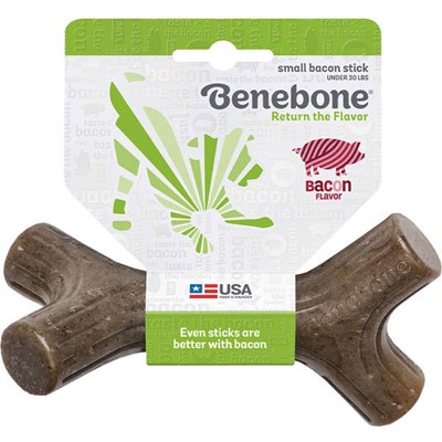 Brinquedo Benebone Stick para Cães G Sabor Bacon