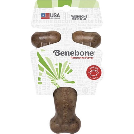 Brinquedo Benebone Wishbone Bacon para Cães G