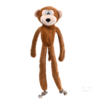 Brinquedo de Pelúcia Chalesco Macaco Long Plush para Cães - Imagem principal