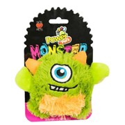 Brinquedo de Pelúcia Monster verde 1 olho 7,0cm